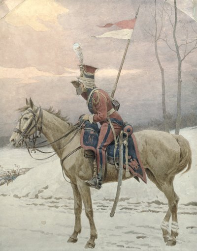 Een lansier van Napoleon